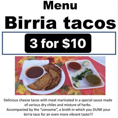 Birria coming to you!