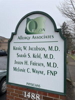 Business sign