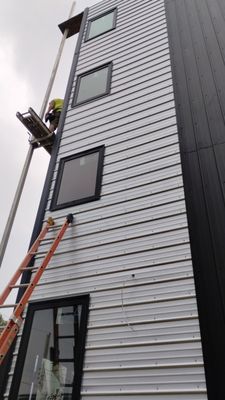 Siding install down Town Bonds Construction 6 2023