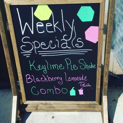 Weekly specials