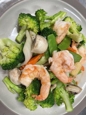 Shrimp with Vegetable (steamed)