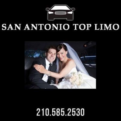 Wedding, rehearsal dinner, or reception... San Antonio Top Limo will get you to the church on time in a luxury limo!