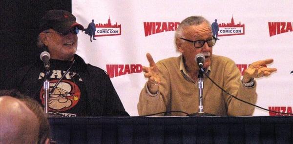 Avi Arad and Stan "The Man" Lee (2010)