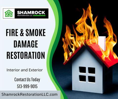 We are smoke and fire damage restoration experts. Contact us today for a full estimate to have your home restored after a fire loss.