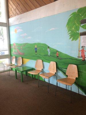 Kid friendly waiting room