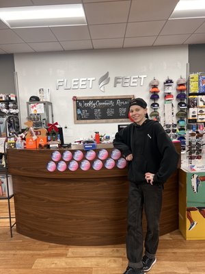 June at Fleet Feet. Great customer service & knowledgeable!