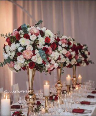 Wedding center pieces