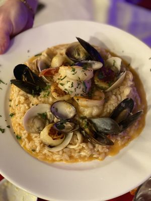 Seafood risotto