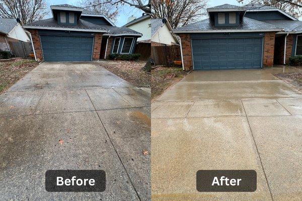 Driveway wash in Grapevine