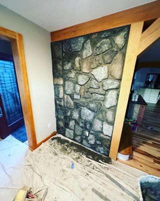 Natural Stone Installation in Ringwood NJ.