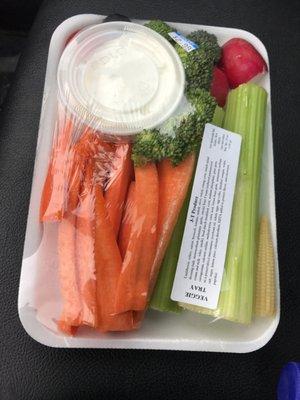 These veggie trays are awesome. Swear to gawd they have the best RANCH!!