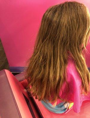 Before & After kids back  to school haircuts