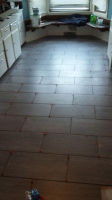 #Ceramic tile installation