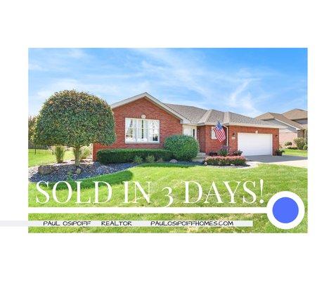 Find out how we SOLD this New Lenox home in just 3 days!