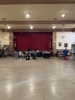 Lunch room where they do the lifeline screening