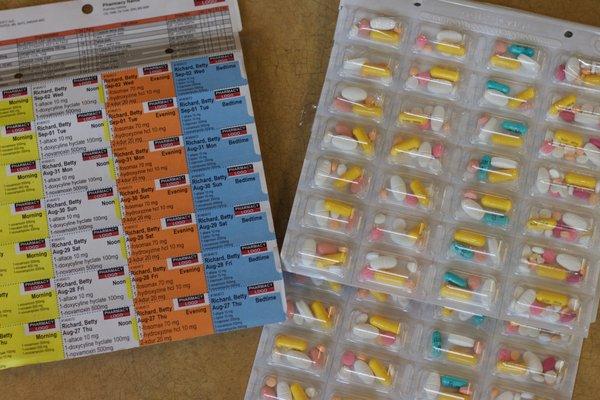 Meds Packaging/ Blister Monthly Package