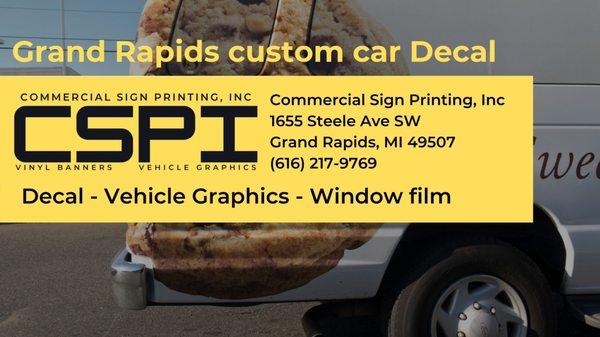 Commercial Sign Printing, Inc
 1655 Steele Ave SW
 Grand Rapids, MI 49507
 (616) 217-9769