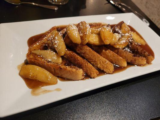 Apple pie French toast custom special