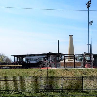 view from beyond the outfield