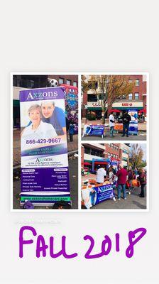 Axzons team at fall festival Garden City, NY.