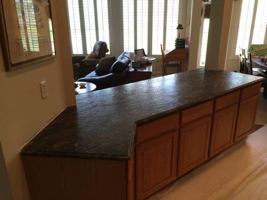 Leathered Granite countertop by Art Rock Creations