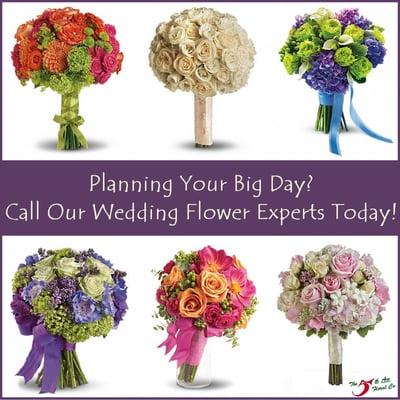 Call our wedding flower experts today, to book your wedding.