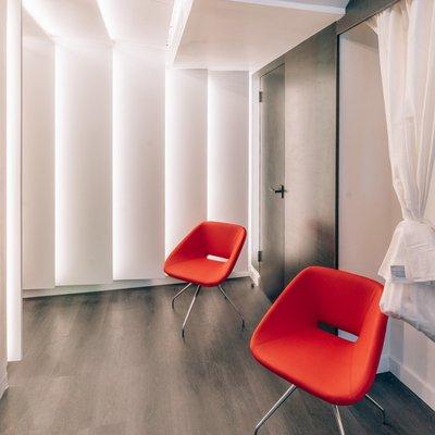 A glimpse inside Hudson Dermatology and Laser Surgery's custom built office.