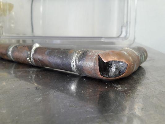 Frozen pipe repairs