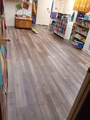 Daycare Flooring installation 2/2