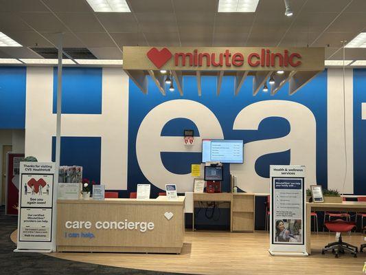 Minute clinic information