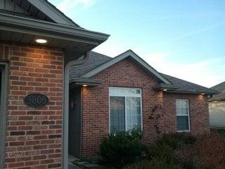 new can lights in soffit- LED