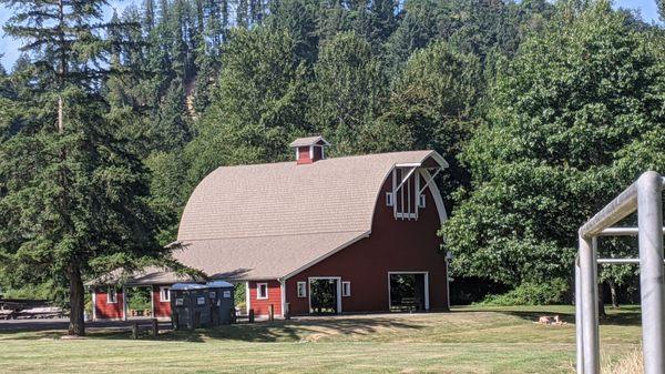 Barn picnic shelter