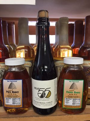 Local honey everyday, and a selection of sour beers all the time