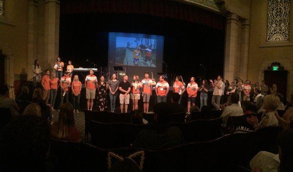 The members who ran the LA Marathon!  Including my wife and son.  Raised money for clean water in Africa.