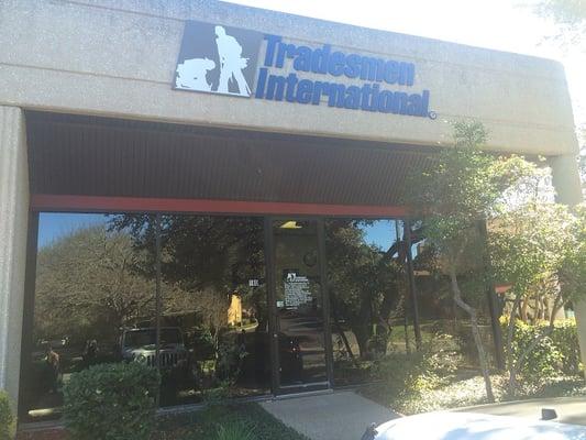 Tradesmen International - San Antonio Business Entrance