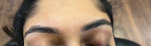 Eyebrow threading