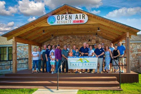 Lake Travis Chamber of Commerce ribbon cutting!