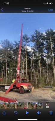 Now we offer crane service up to 135 feet boom