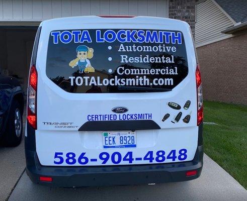 Tota Locksmith Van