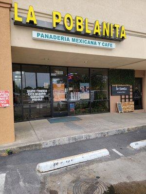 La Poblanita Bakery Inc. 7800 Spring Valley Rd Dallas, Texas 75089 Next to LA Llamita Sanguchera Peruvian RestaurNt.