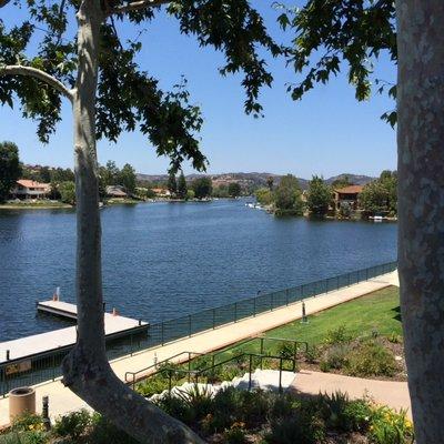 Being on the Lake provides an additional sense of calmness to the sessions.