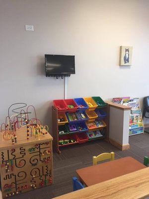 Our young patients love our play area.