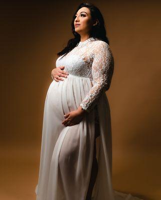 In-studio Maternity Session, Dress provided