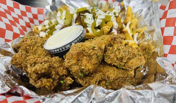 Fried Cajun Wings