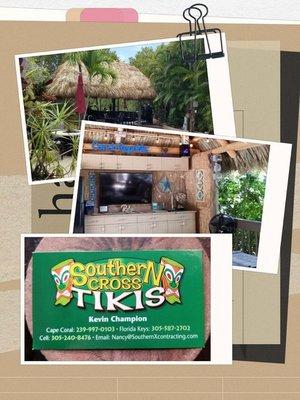 Wonderful job down by Southercross Tikis at Bluewater Key Luxury RV Resort.