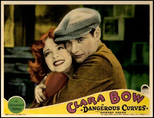 Dangerous Curves Lobby Card starring Clara Bow