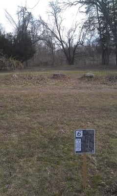 Hole 6 tee off area