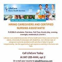 LifeCare is always looking for passionate and experienced people who want to make a difference in seniors' life.