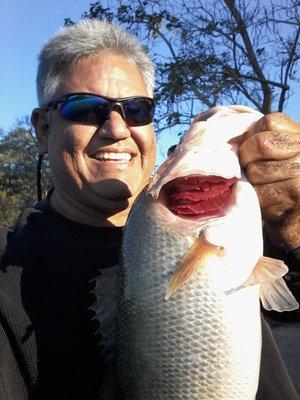 Cooper Creek with 6 lb. Bass