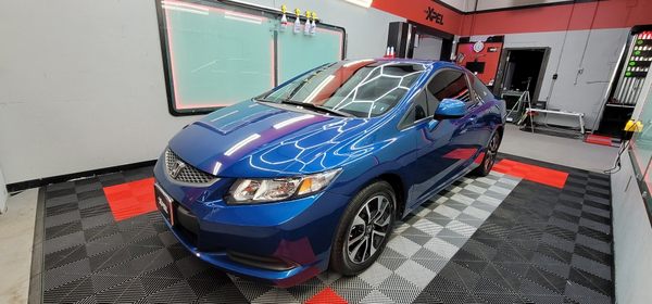 2013 Honda Civic Coupe with Xpel Prime CS 30% front 15% rear